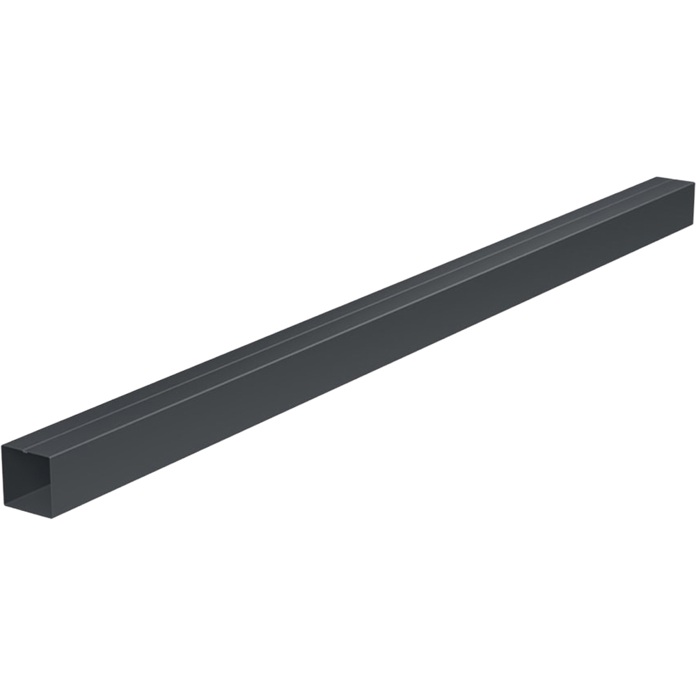 Galeco Square Steel Hopper and Downpipe Kit Grey 80mm Image 2