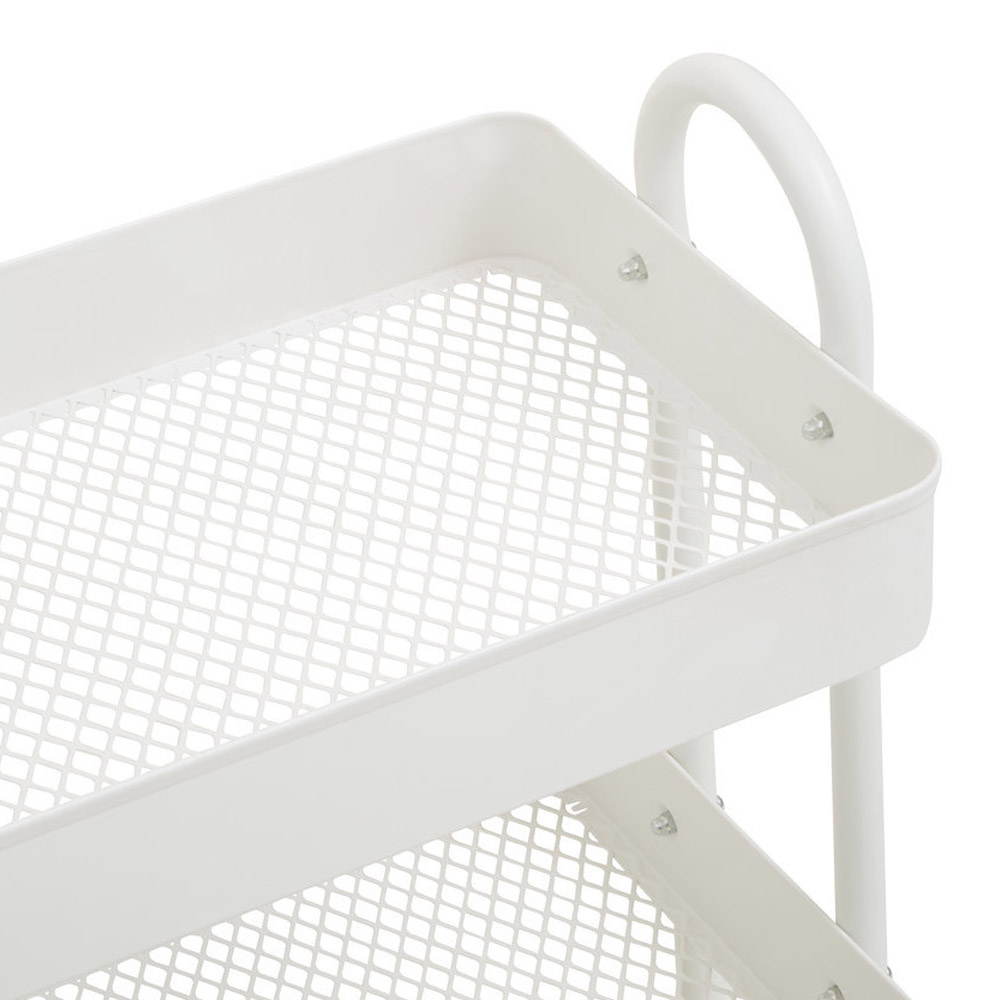 Acero 3-Tier White Trolley Image 9