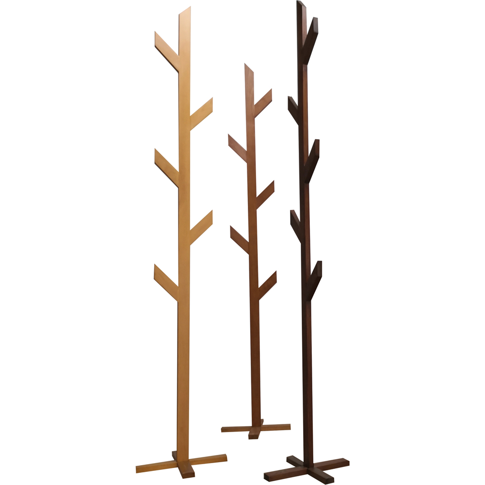 Decorotika Arbrano Light Solid Wood Coat Rack Image 6