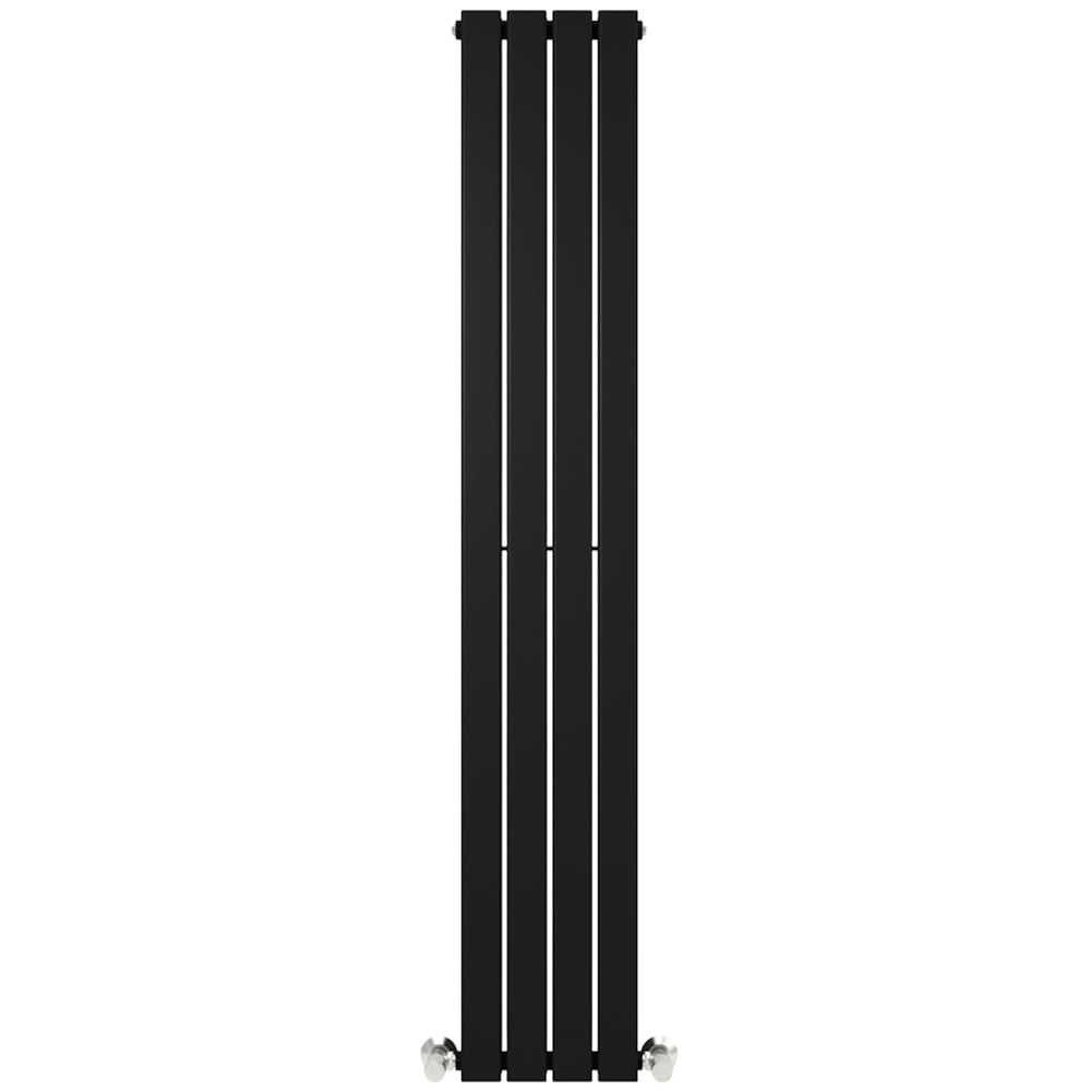 Black 4442 BTU Double Flat Panel Vertical Column Radiator 1800 x 272mm Image 3