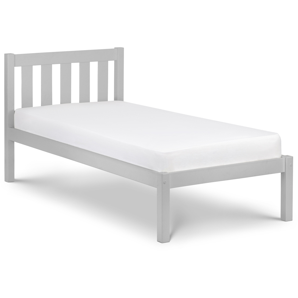 Julian Bowen Luna Single Dove Grey Bed Image 3