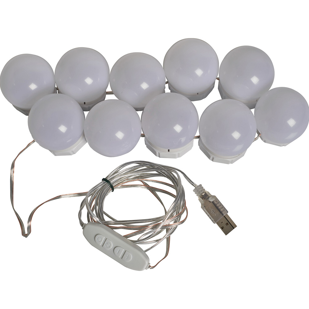 Vanity Mirror 10 LED String Lights Image 2