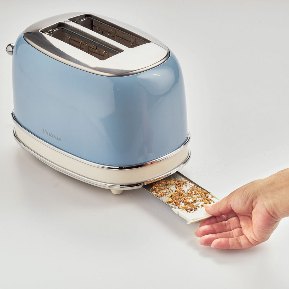 Ariete Blue Vintage 2 Slice Toaster Image 4