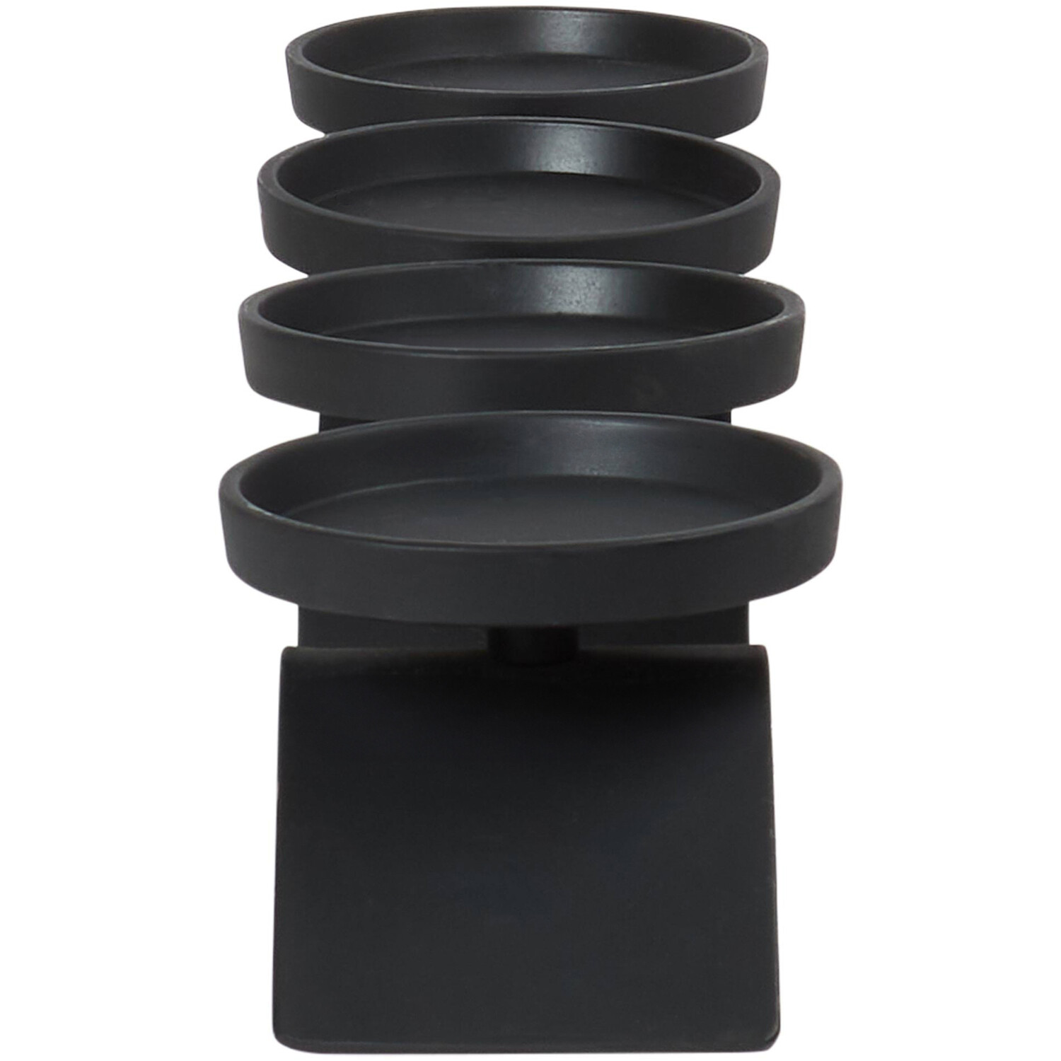 Margot Pillar Candle Holder - Black Image 2