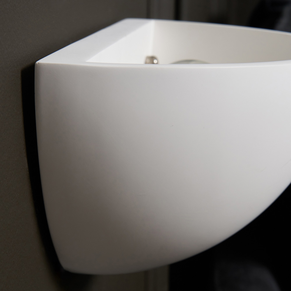 Inlight Pernie Paintable Plaster Wall Uplighter Image 5