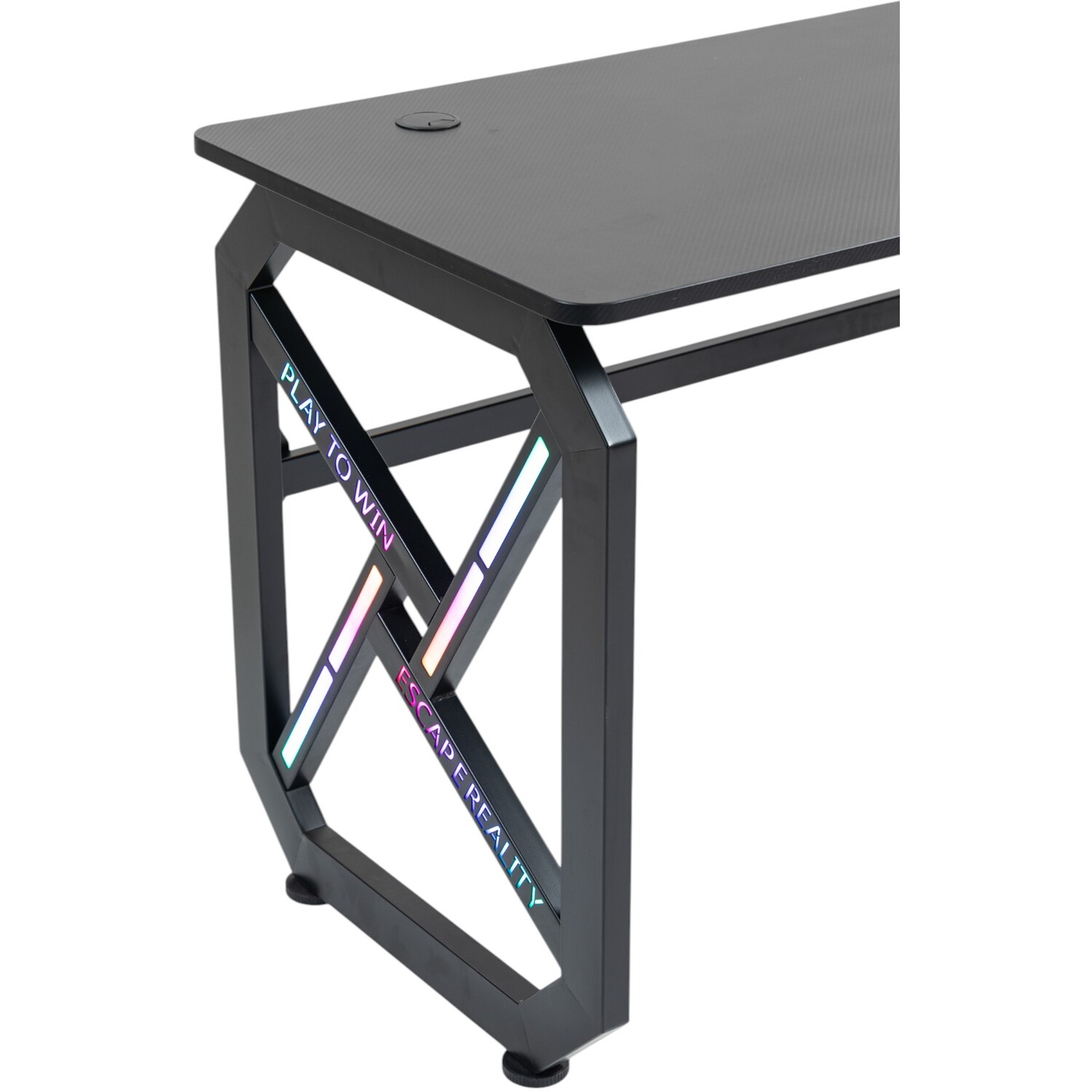 LED Gaming Desk with Remote ControlBlack Image 13