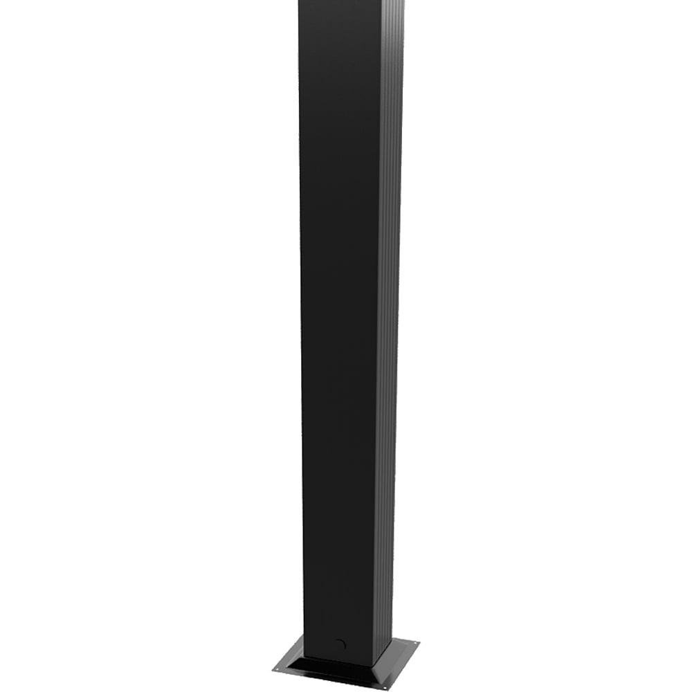 Living and Home 4 x 3m Light Grey Aluminium Pergola with Retractable Roof Image 4