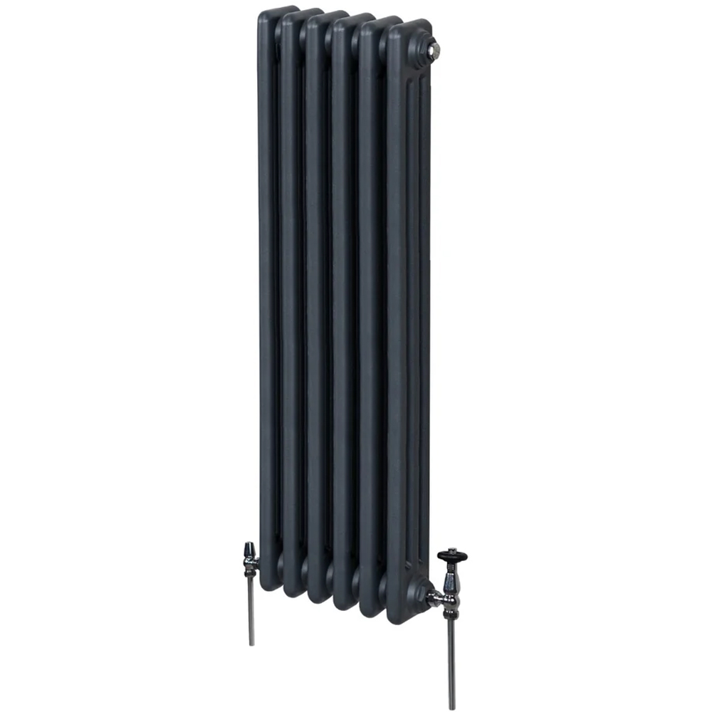 Monster Shop 3523 BTU Anthracite Grey Traditional 3 Column Radiator 1500 x 292mm Image 3