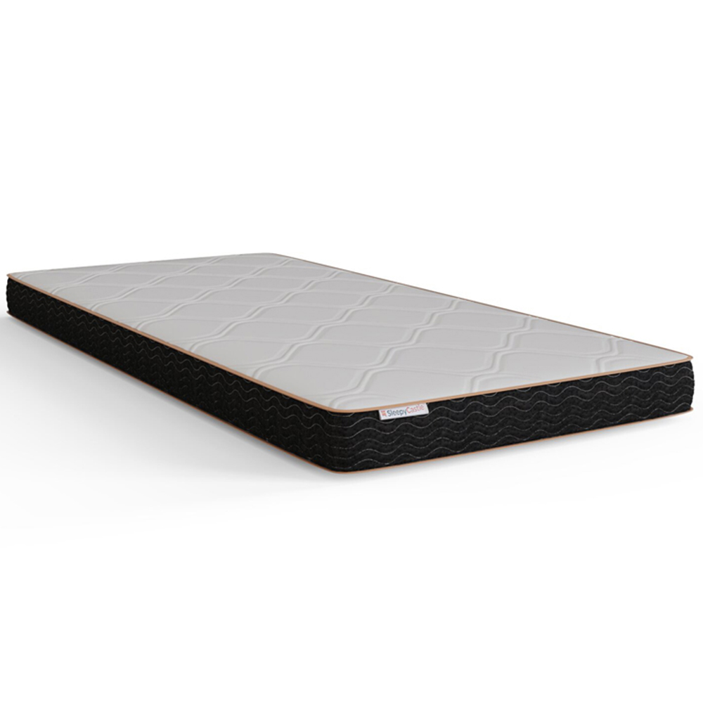 GFW Hudson Single Grey End Lift Ottoman Bed with SC Bonnell Mattress Image 3