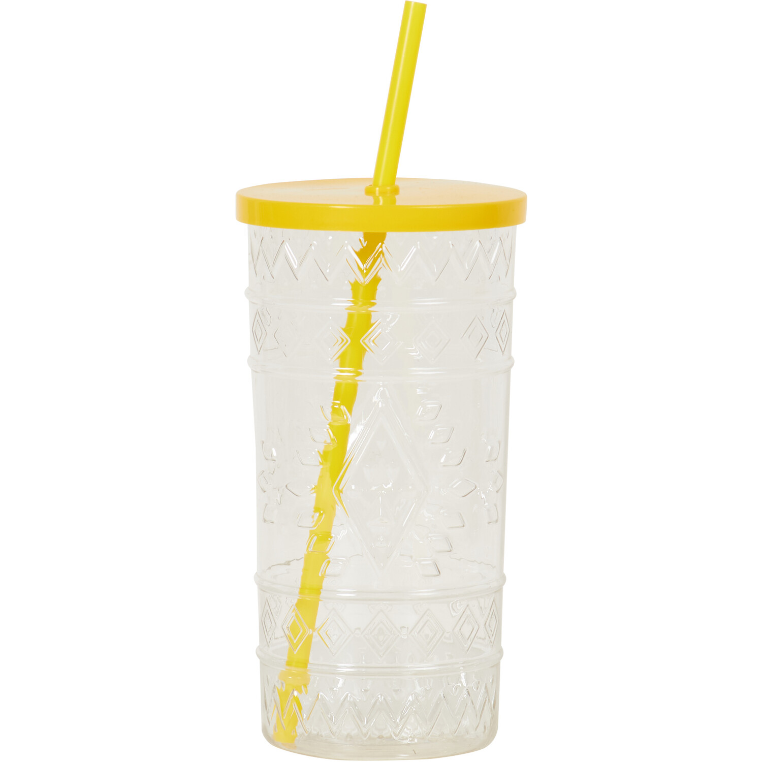 Tiki Tumbler with Straw - Clear Image 3