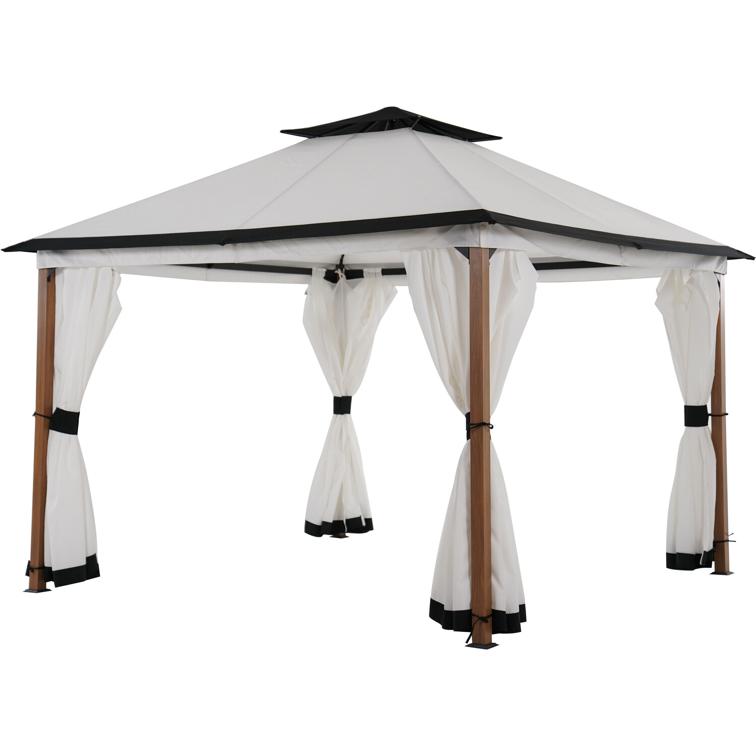 Malay Newmarket 3.3 x 3.3m Steel Solderless Gazebo Image 2