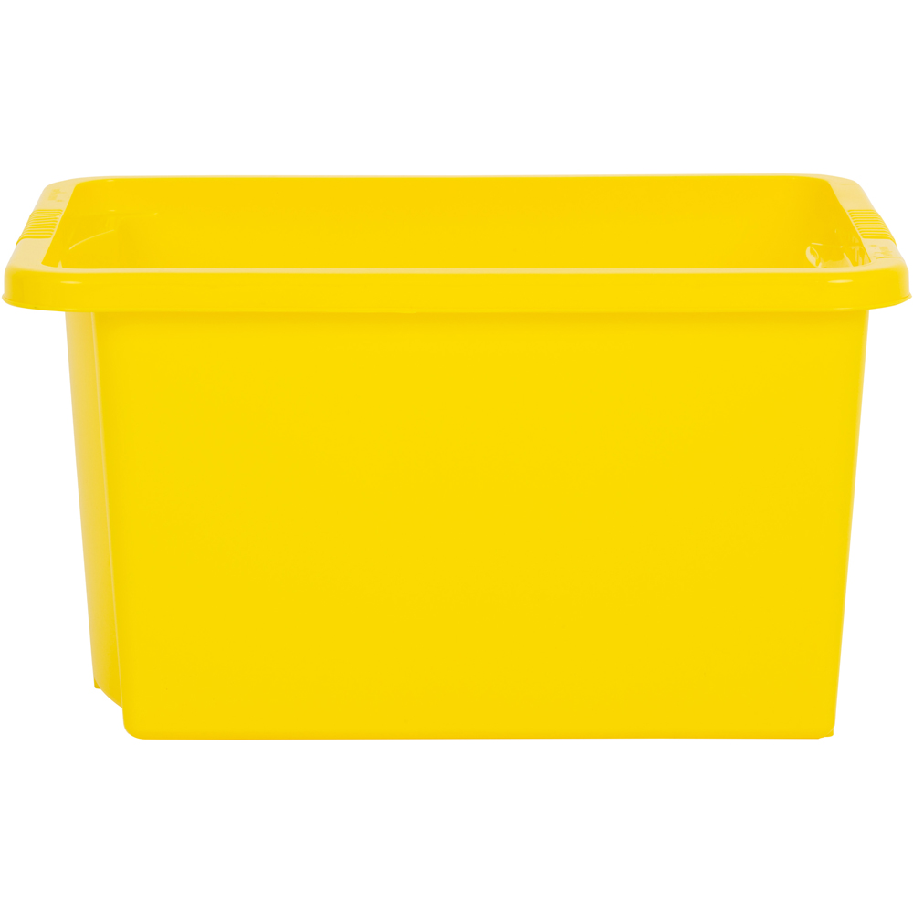 Wham 35L Yellow Stackable Storage Box 4 Pack Image 3