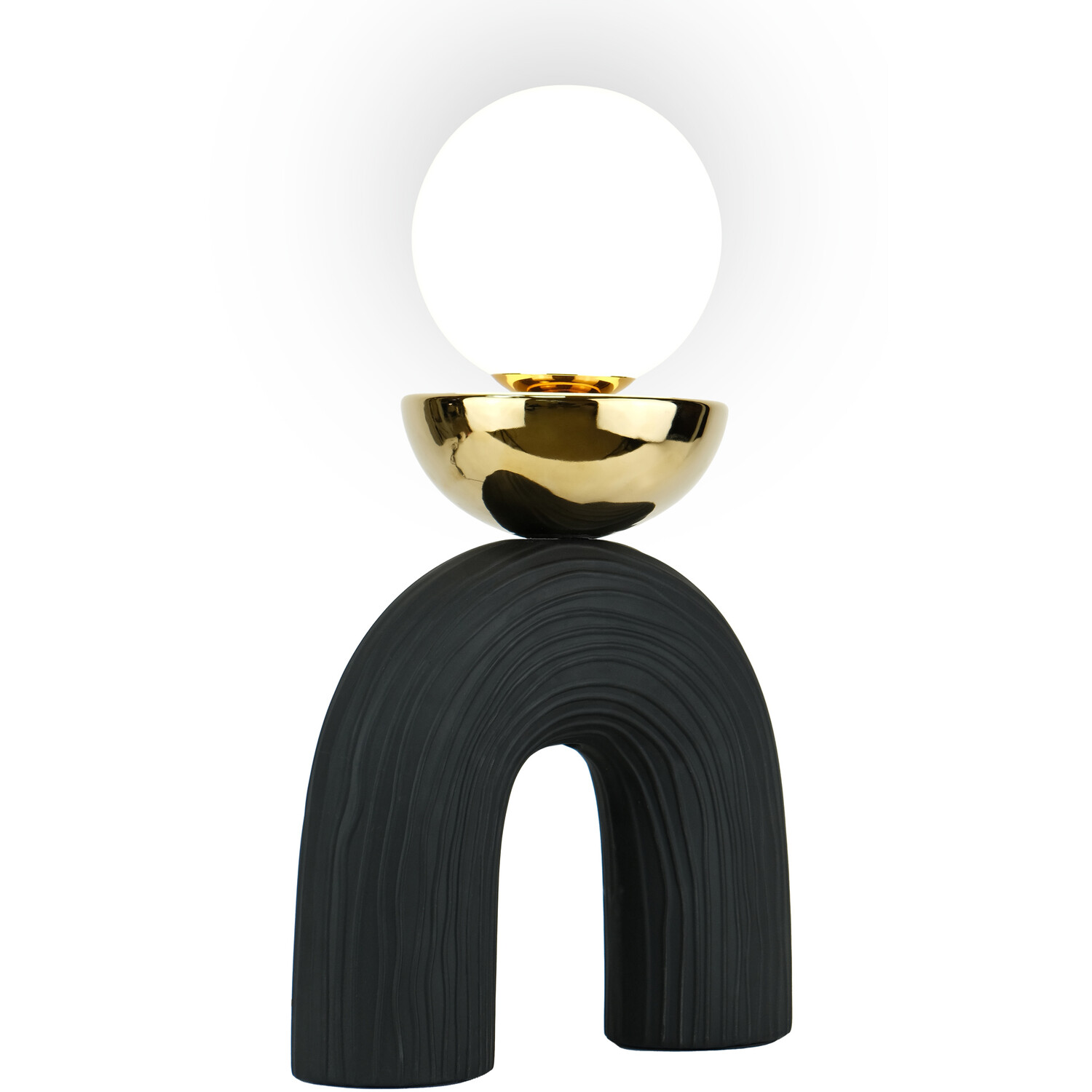 Ozias Table Lamp Black and Gold Image 9