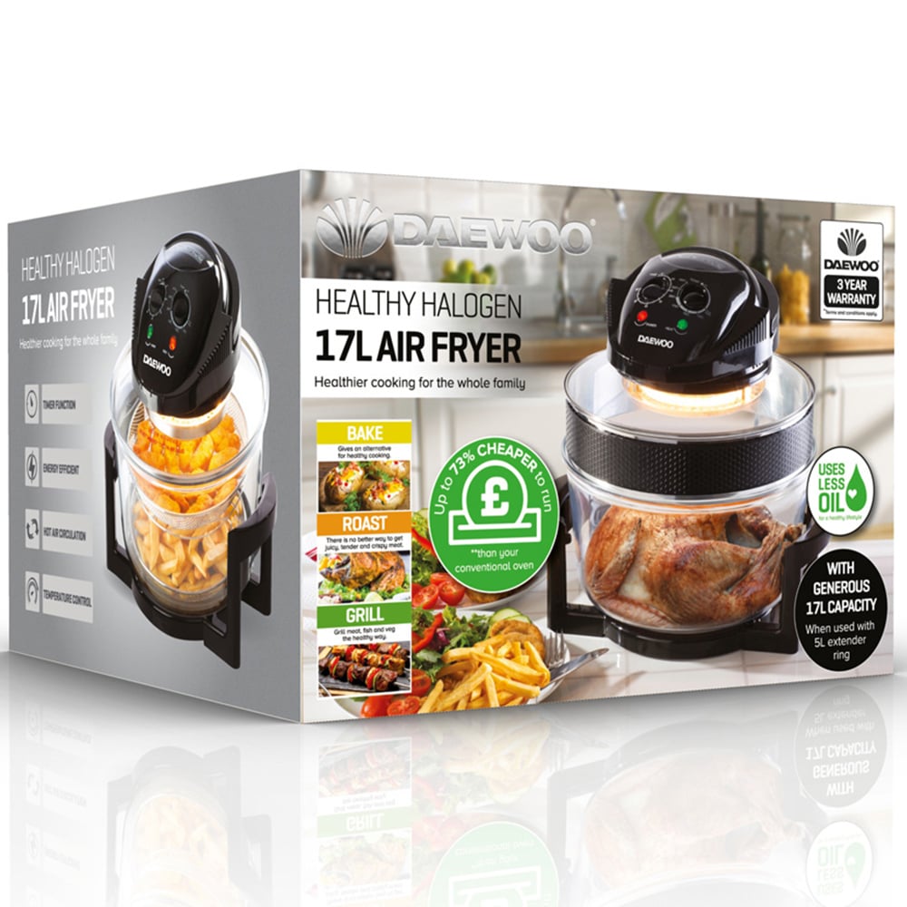 Daewoo Deluxe Healthy Halogen 17L Air Fryer Image 9