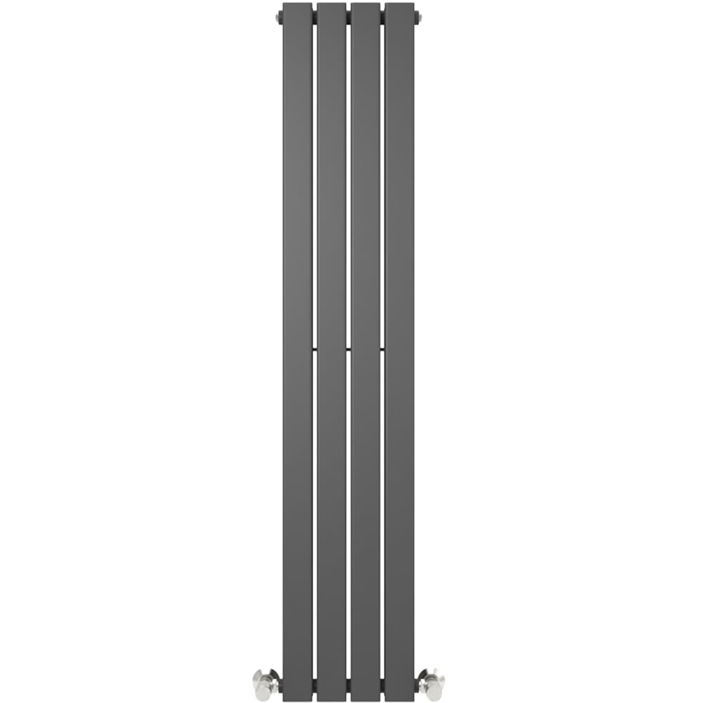 Anthracite 3463 BTU Double Flat Panel Vertical Column Radiator 1600 x 272mm Image 3