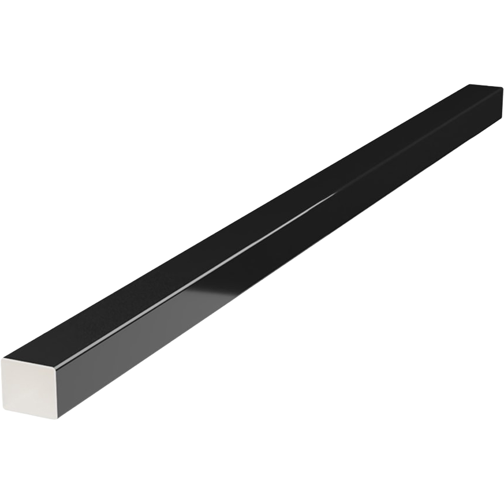 Galeco Square PVC Socket Downpipe Kit Black 80mm Image 2