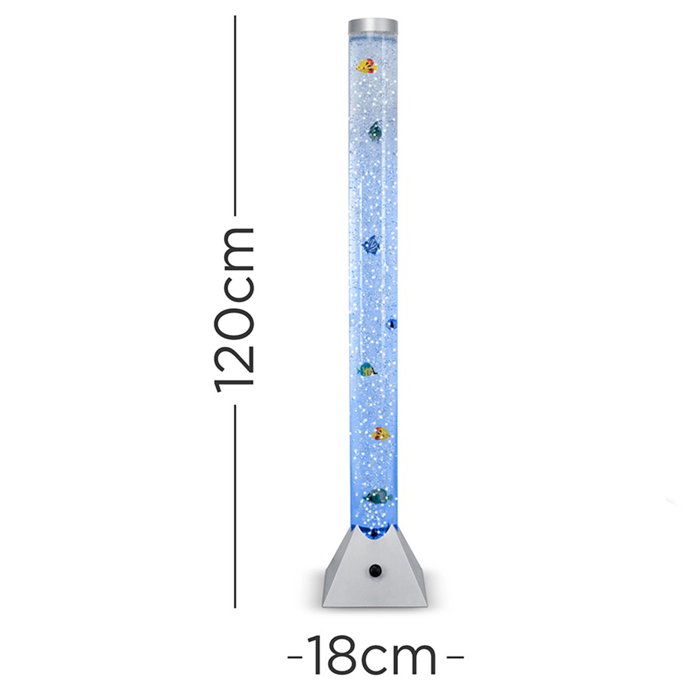 ValueLights Bubble LED Fish Lamp with Silver Base 120cm Image 5