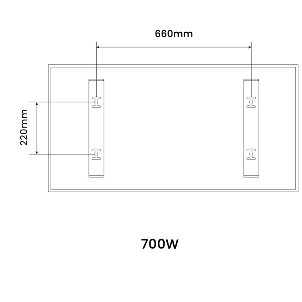 Mirrorstone Nexus Life Is Beautiful Quote Wi-Fi Infrared Heating Panel 700W 595 x 1195mm Image 9
