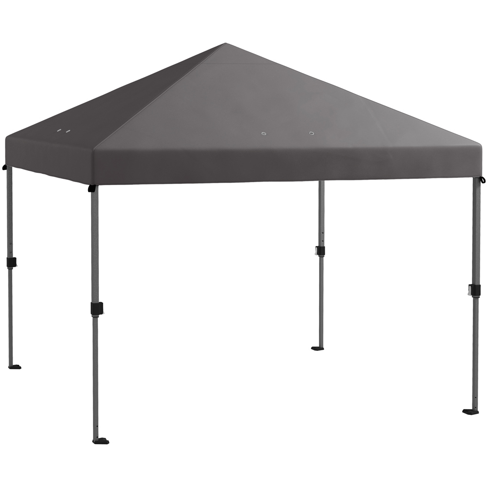 Outsunny 3 x 3m Grey Steel Frame Pop Up Gazebo Image 2