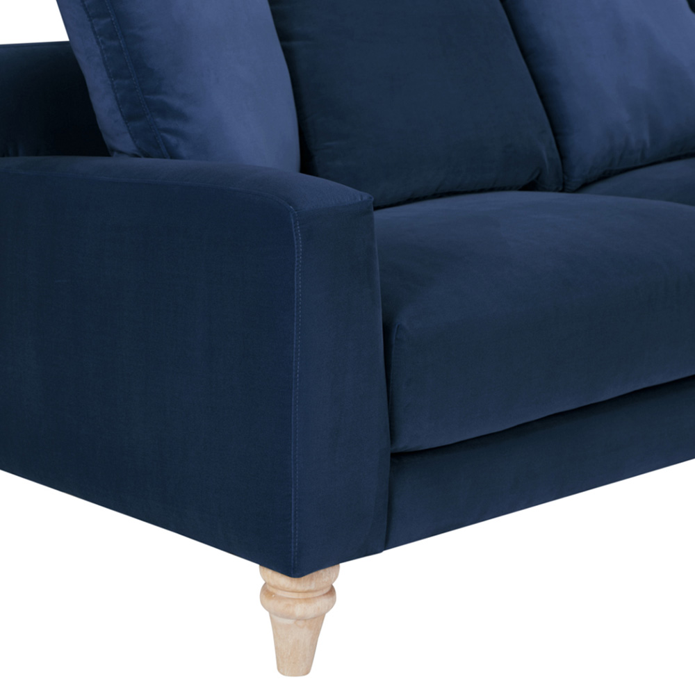 Home Detail Covent 2 Seater Navy Blue Velvet Sofa Image 7