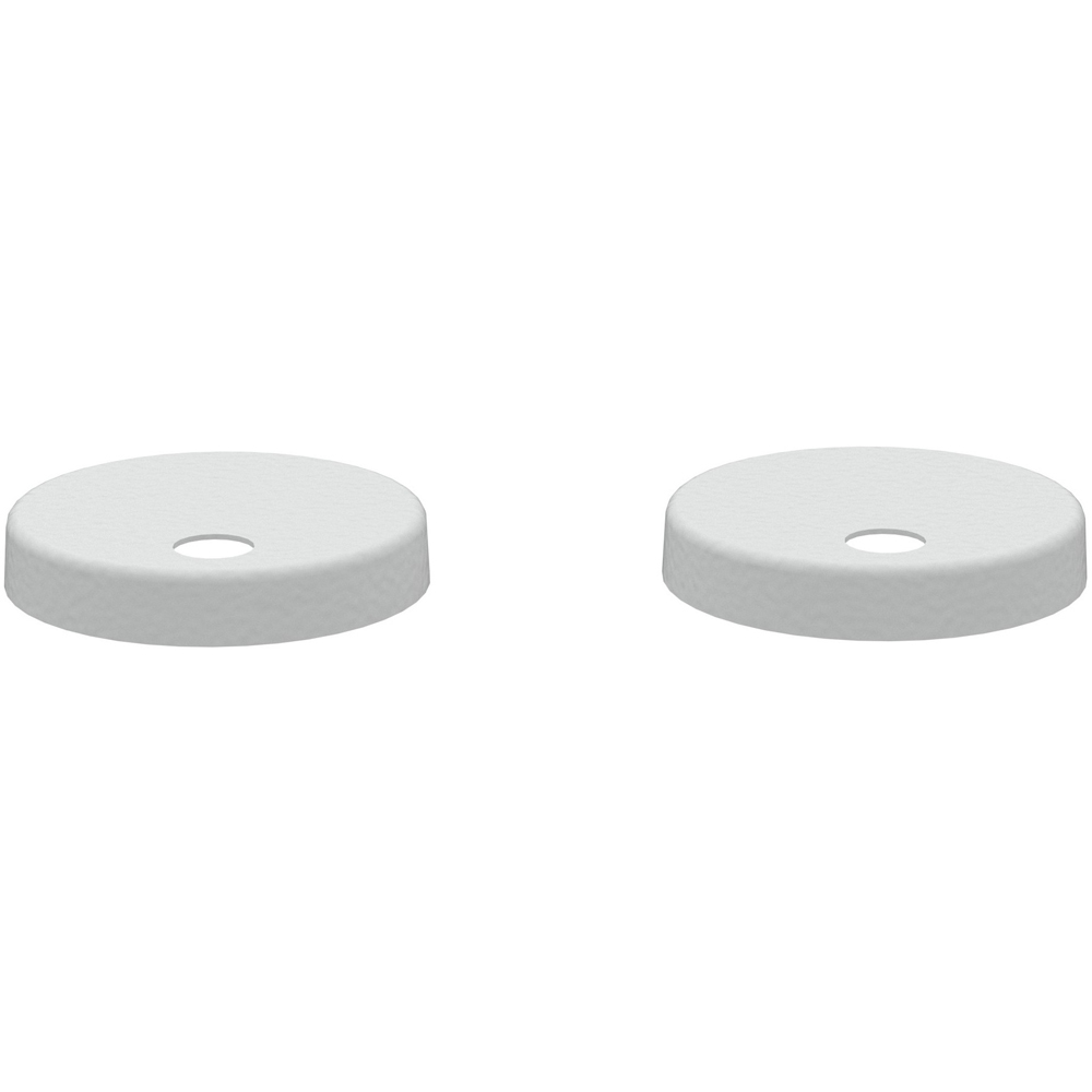 Bathstore White Toilet Seat Cover Cap 2 Pack Image 3