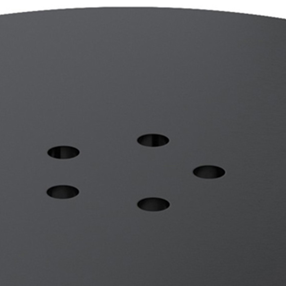 Bathstore Matt Black Shower Tray Waste Cover 90mm Image 2
