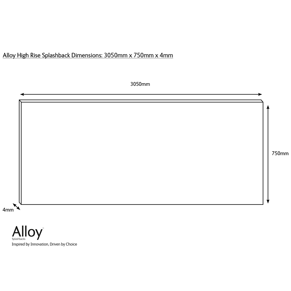 Alloy Rainforest Marble Kitchen Splashback 2440 x 750 x 4mm Image 4