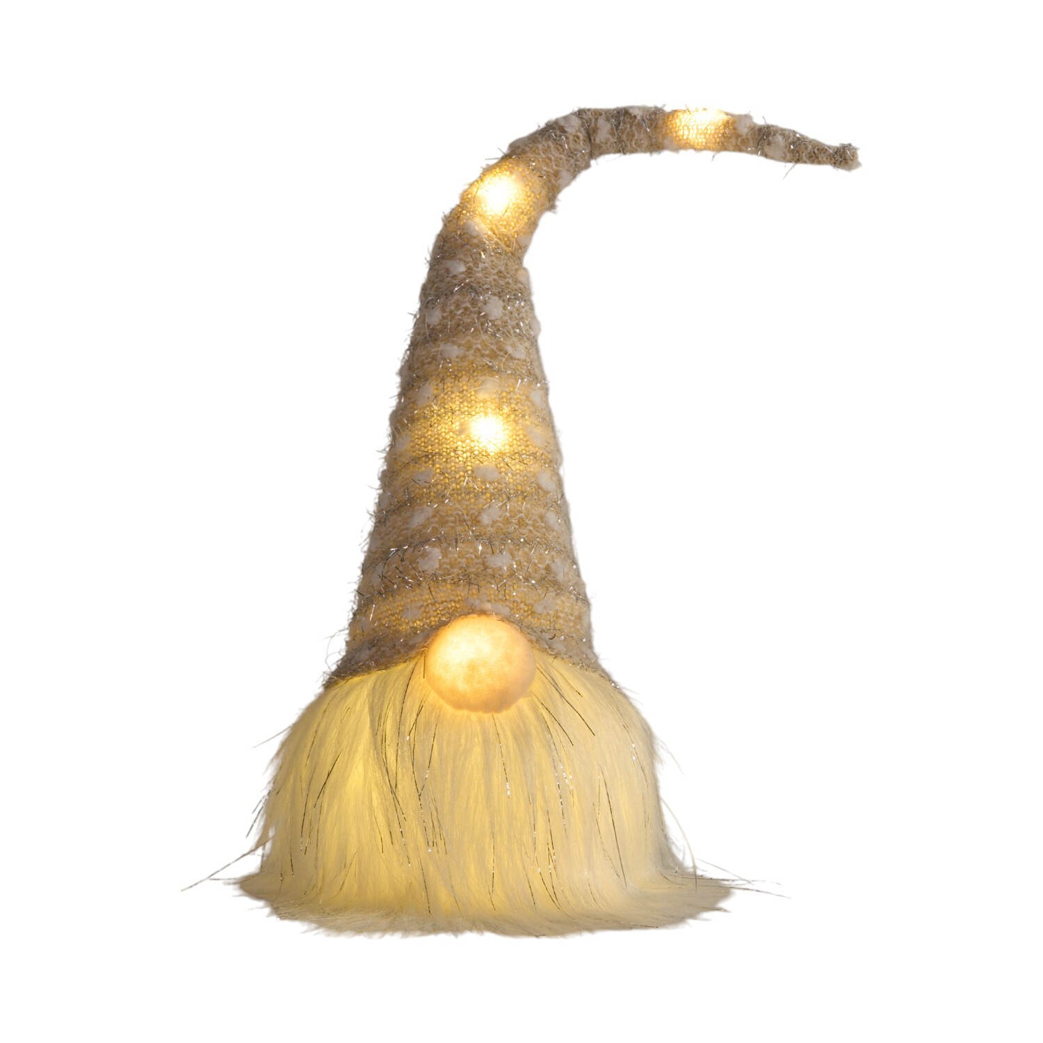 Sparkly LED Sitting Gonk Natural Image 4