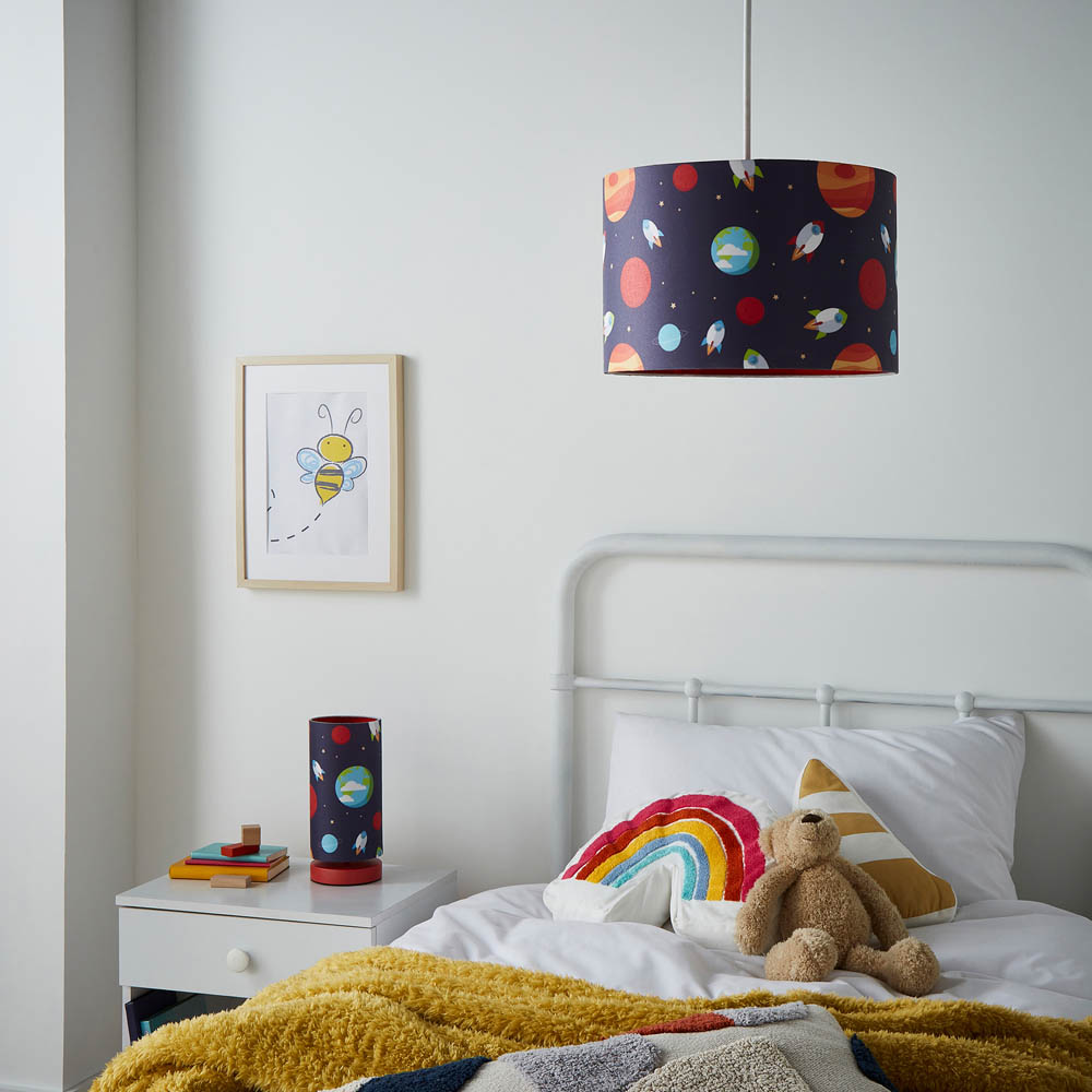 Glow Blue Space LED Table Lamp Image 2