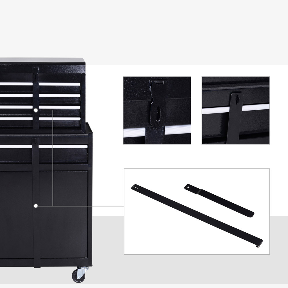 DURHAND 2 in 1 Tool Chest and Cabinet Set Image 4