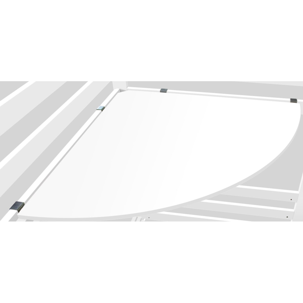 Noa and Nani Thom White Desk for High Sleeper Cabin Bed Image 2