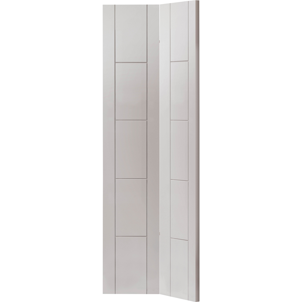JB Kind Tigris White Internal Pre-Finished Bi-fold Door 1981 x 762mm Image 1