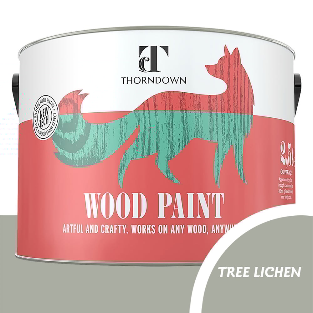 Thorndown Tree Lichen Satin Wood Paint 2.5L Image 4