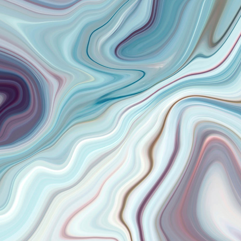 Origin Murals Marbled Ink Blue Wall Mural Image 2