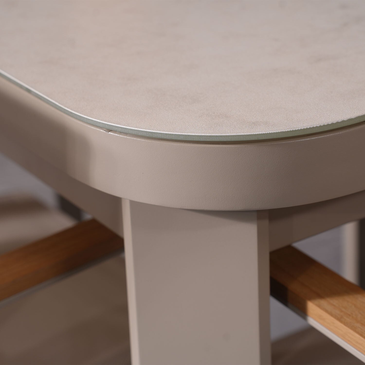 Charlotte Extension Dining Table Set - Beige Image 4