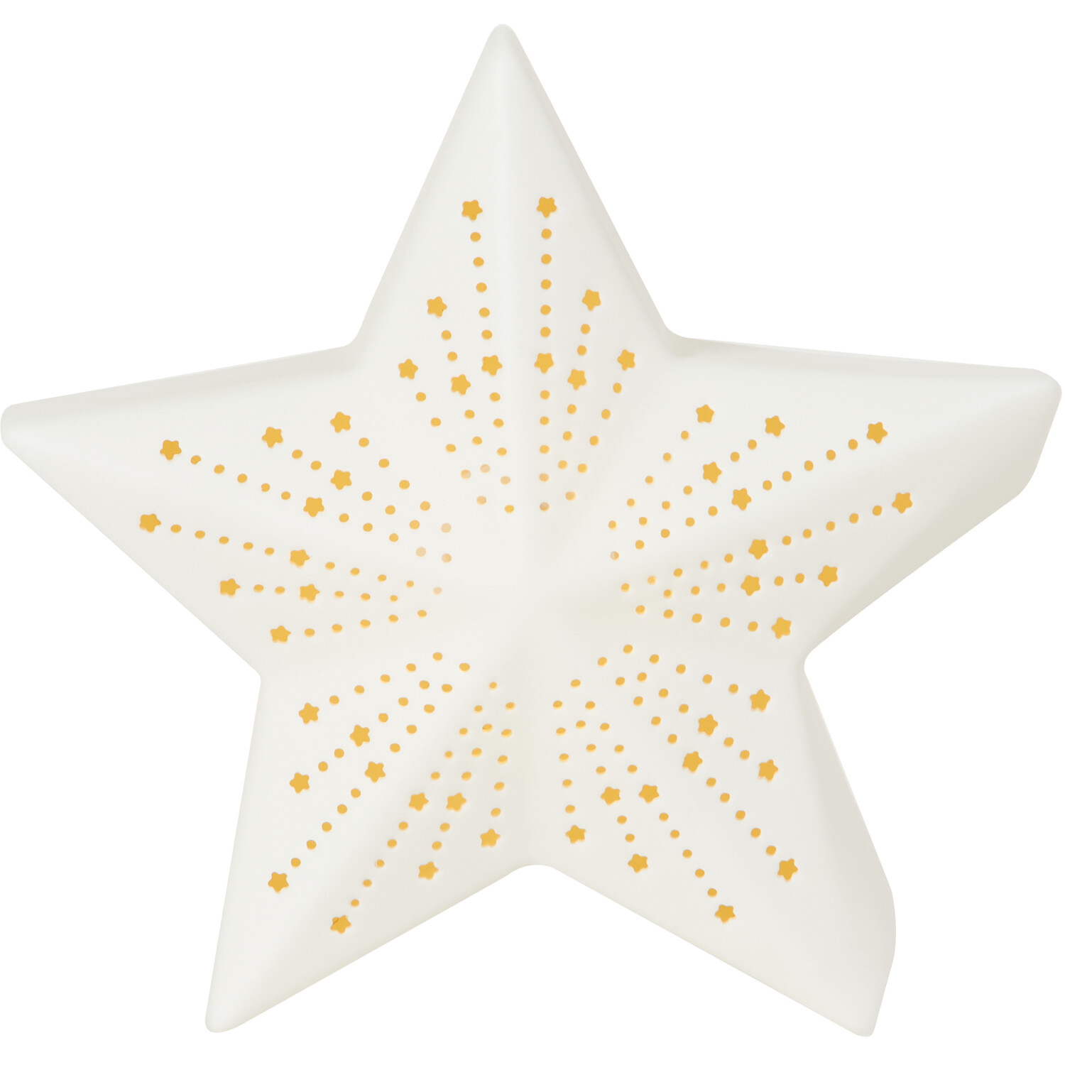 LED Ceramic Star Decoration - White Image 2
