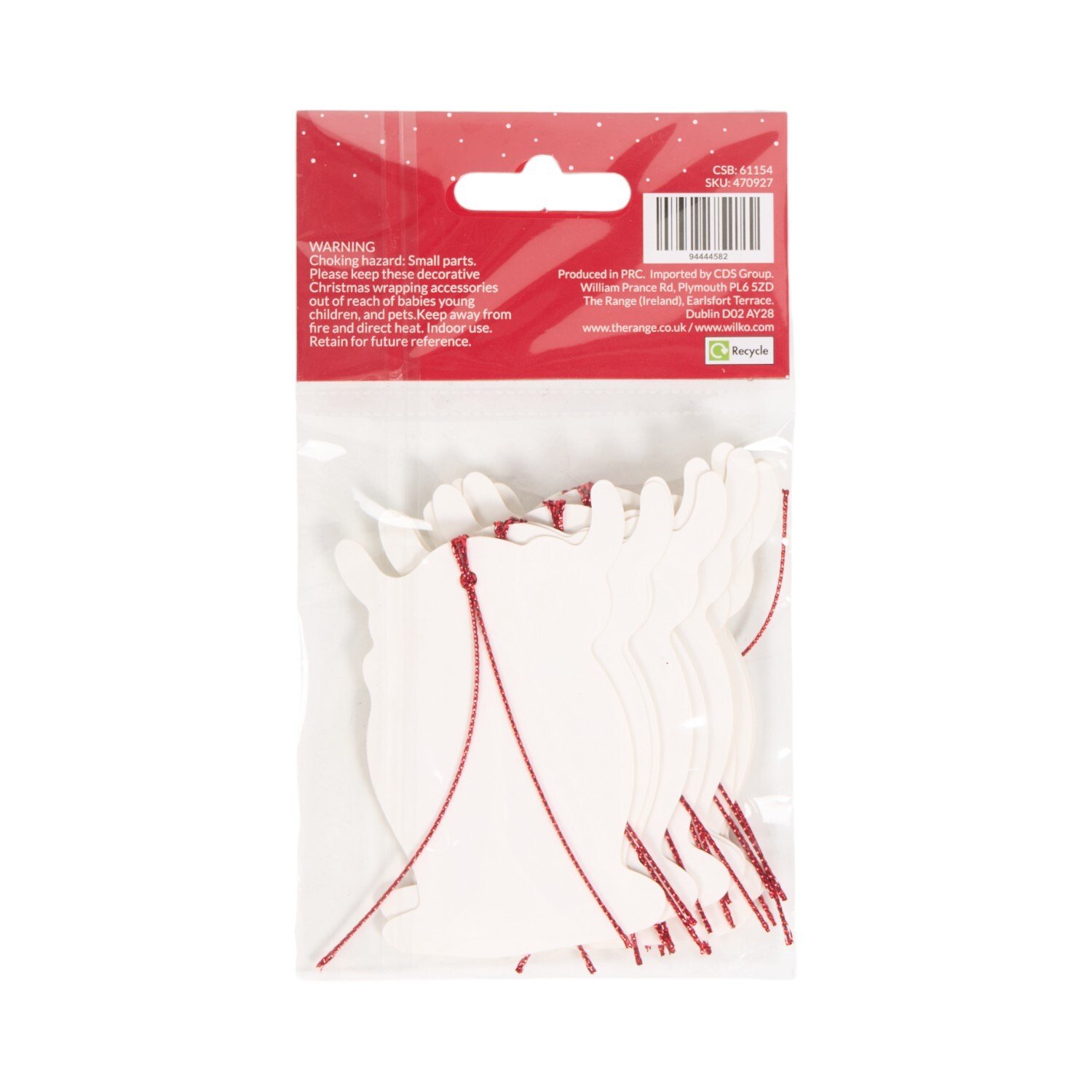 Pack of 12 Highland Cow Gift Tags Brown Image 3