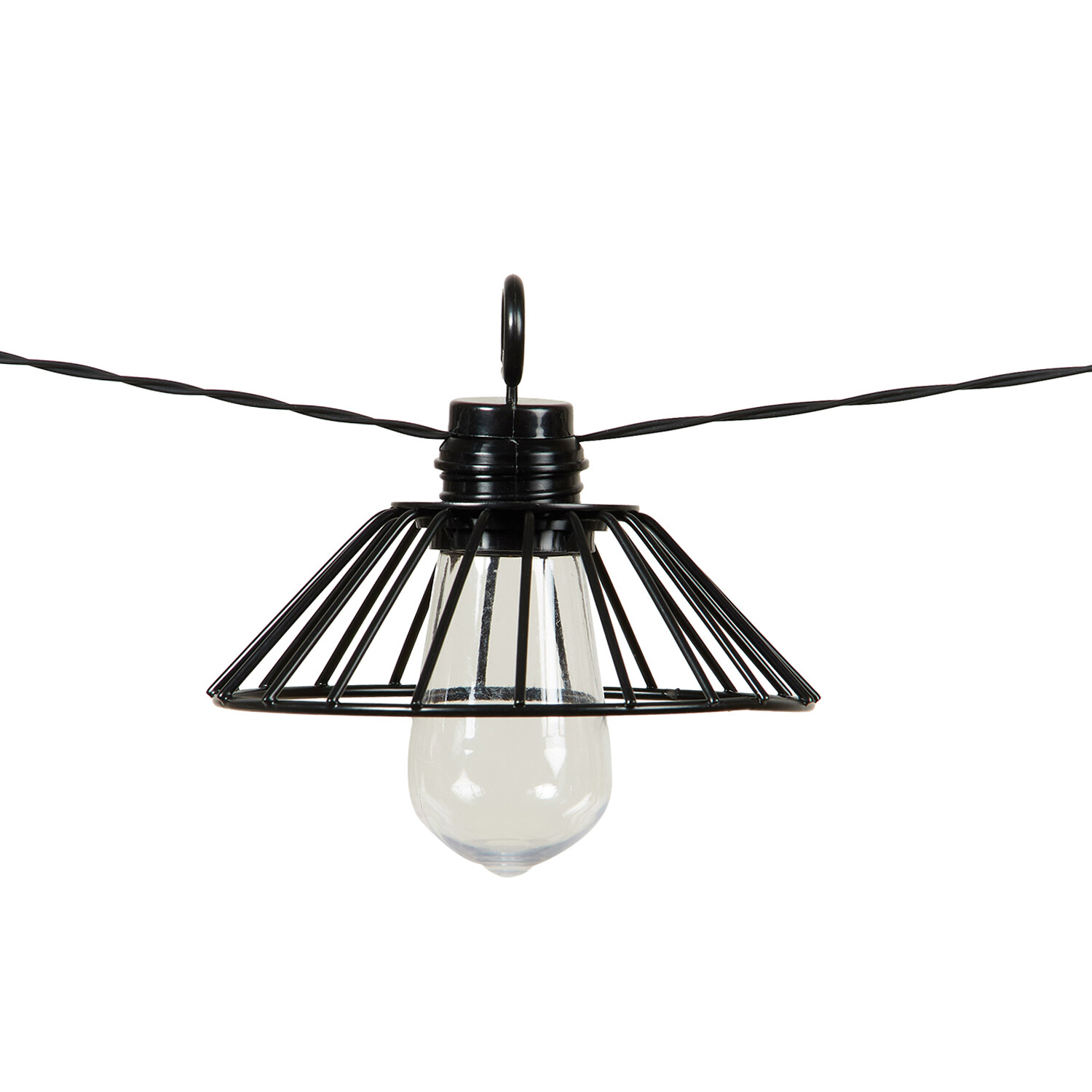 10 LED Pheonix Solar String Light - Black Image 5