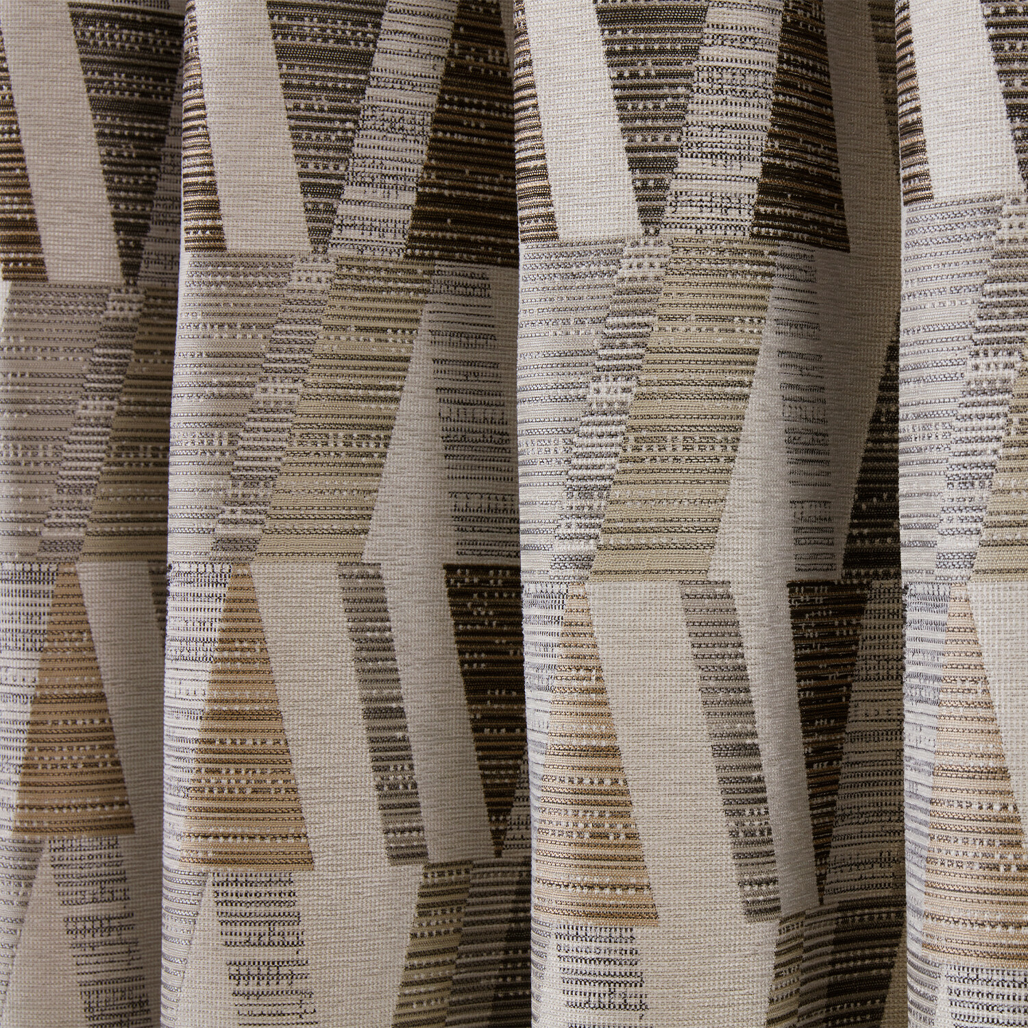 Indiana Geo Jacquard Curtain - Multicolour / 168cm / 229cm Image 4