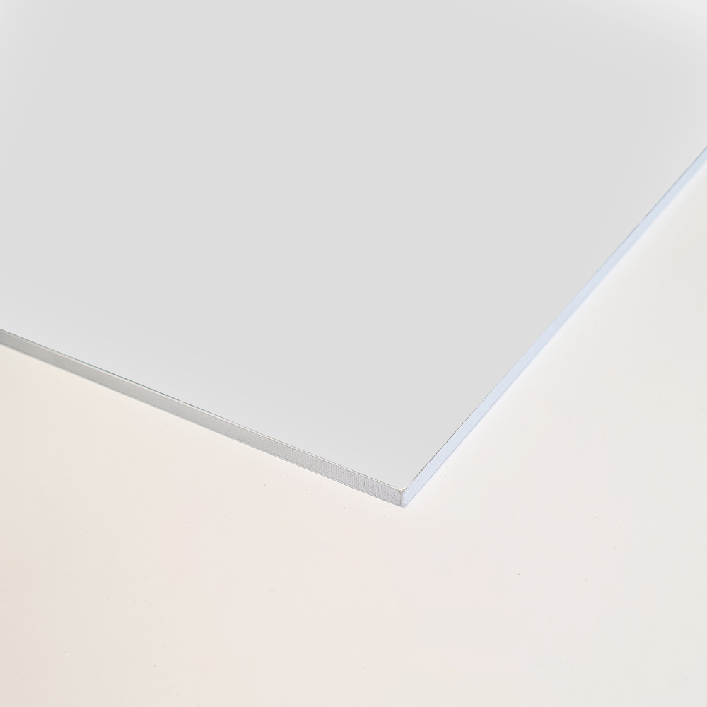 Wetwall Alloy Glacier White and Neptune Blue Splashback 600 x 250mm Image 2