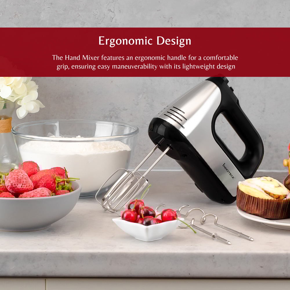 Innoteck Kitchen Pro 6 Speed Turbo Boost Electric Hand Mixer 400W Image 3