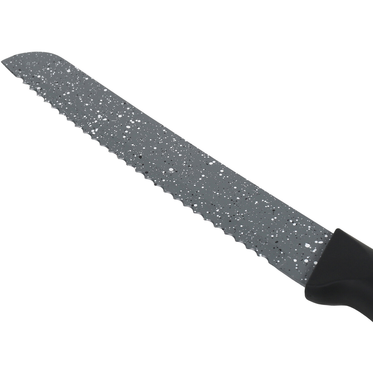 Marble Stone Bread Knife - Grey Image 2