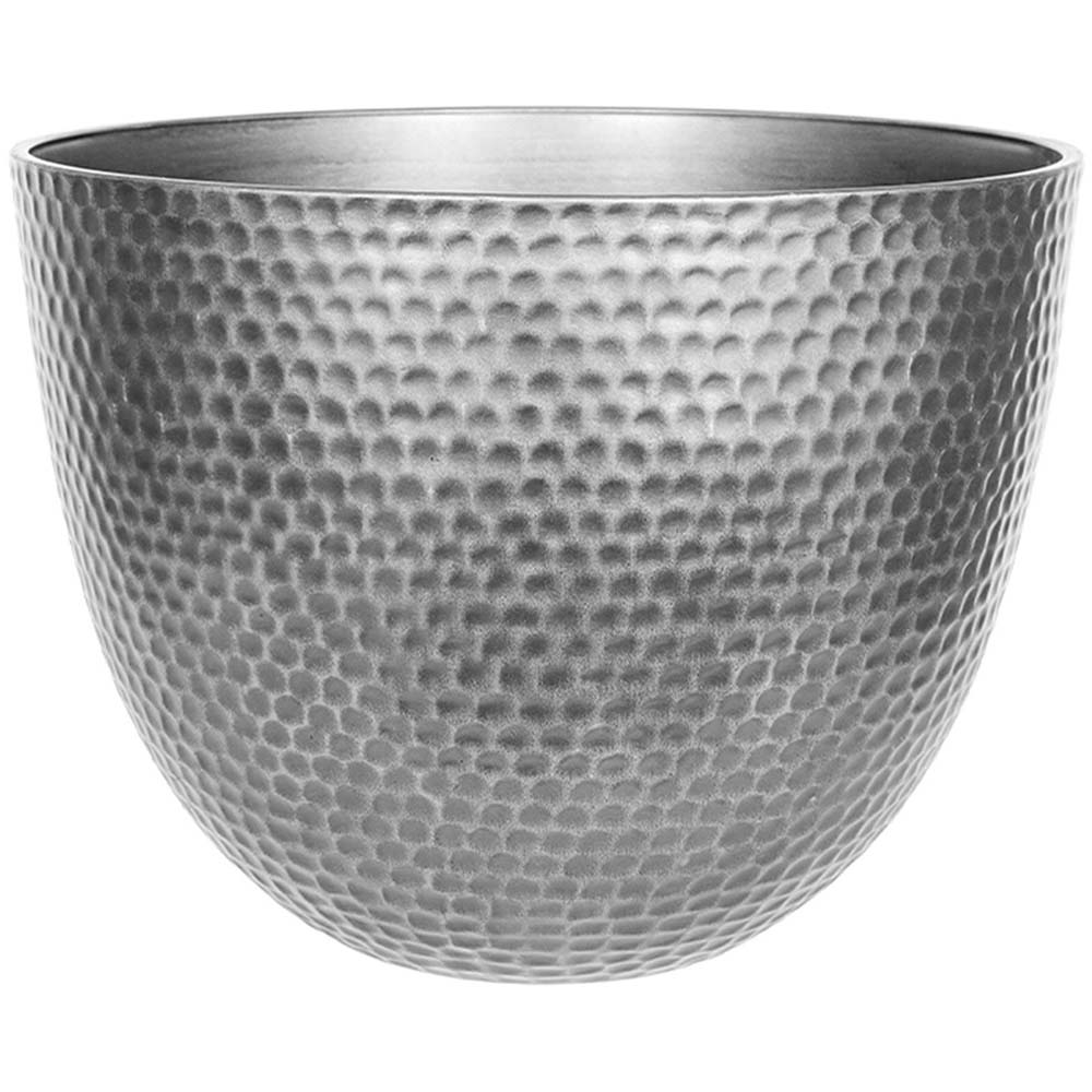 Plant Avenue Elements Grey Gun Metal Plant Pot 38cm Image 1