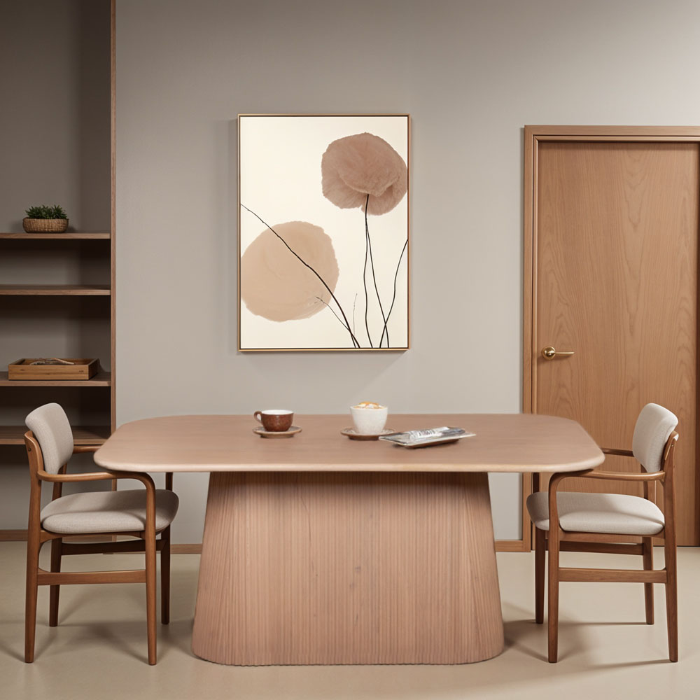 IH Design Jodhpur 8 Seater Solid Wood Dining Table Image 7