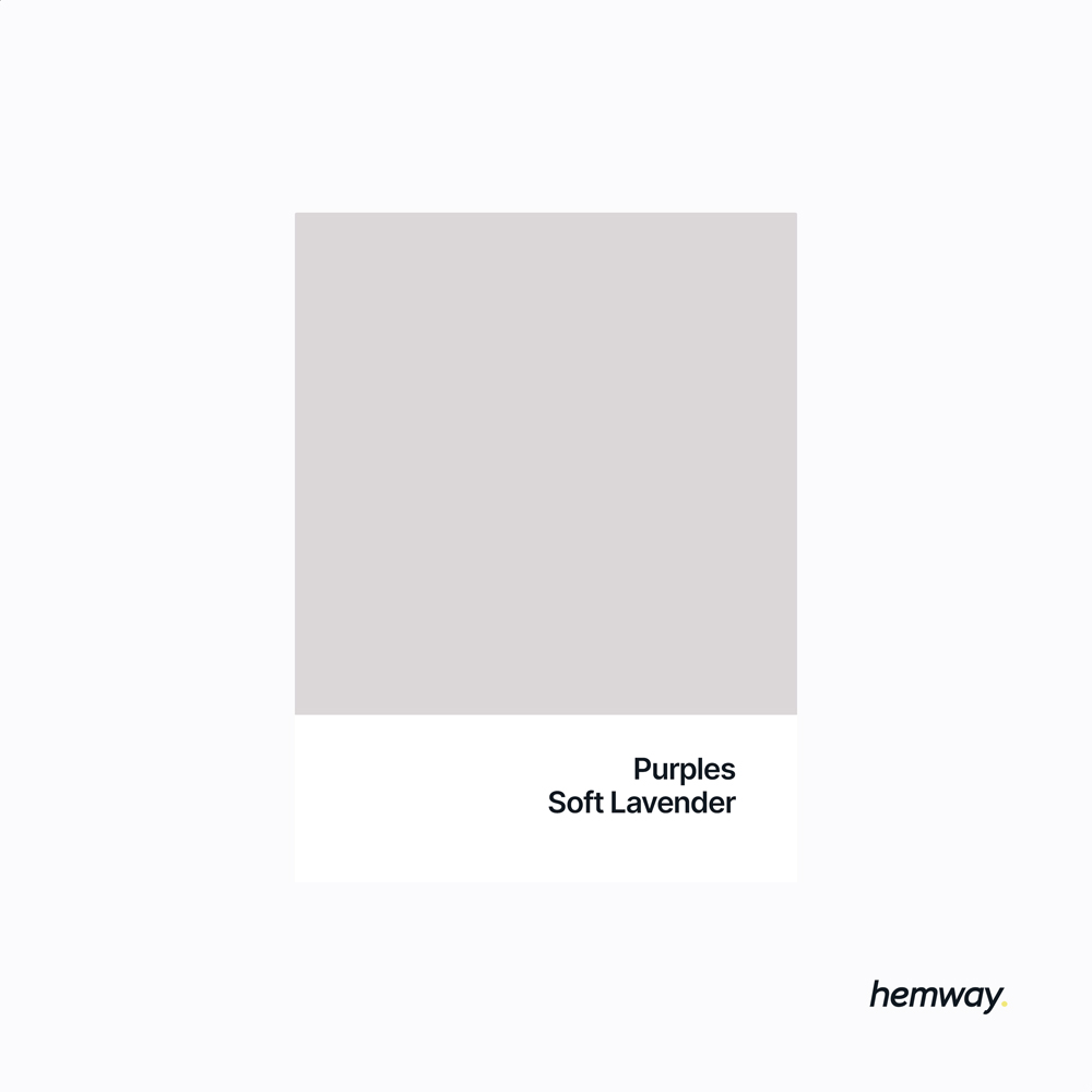 Hemway Soft Lavender Interior Matt Acrylic Emulsion Paint 2.5L Image 5
