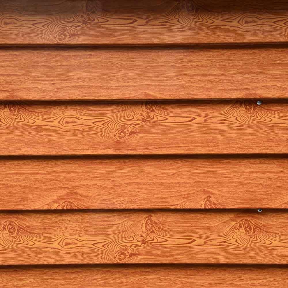 Outsunny Metal Shed Brown 6ft x 5ft Image 4