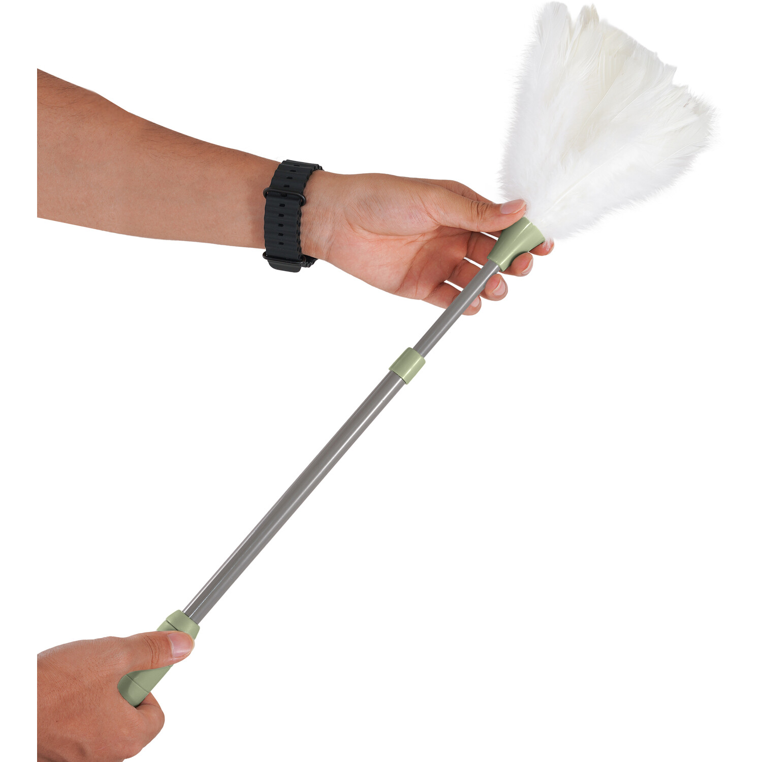 My Home Feather Duster White Image 2