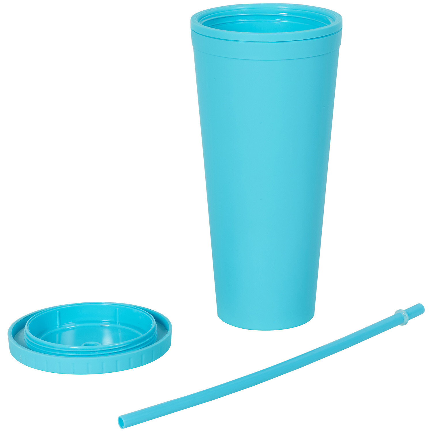 Pastel Tumbler with Straw Image 4