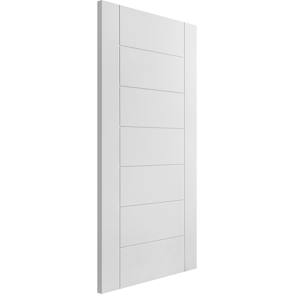 Pedrena White Primed 7 Panel Internal Door 1981 x 610 x 35mm Image 4