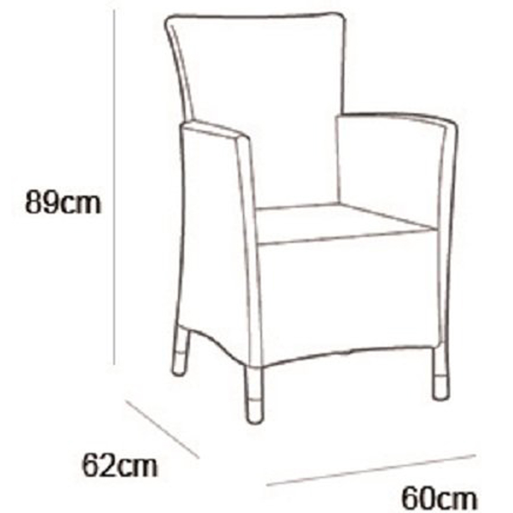 Keter Rosario 2 Seater Bistro Set Image 7